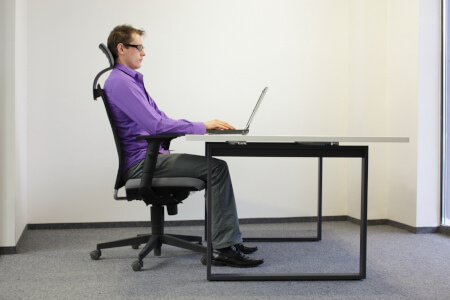 fysieke ergonomie bij zittend werk